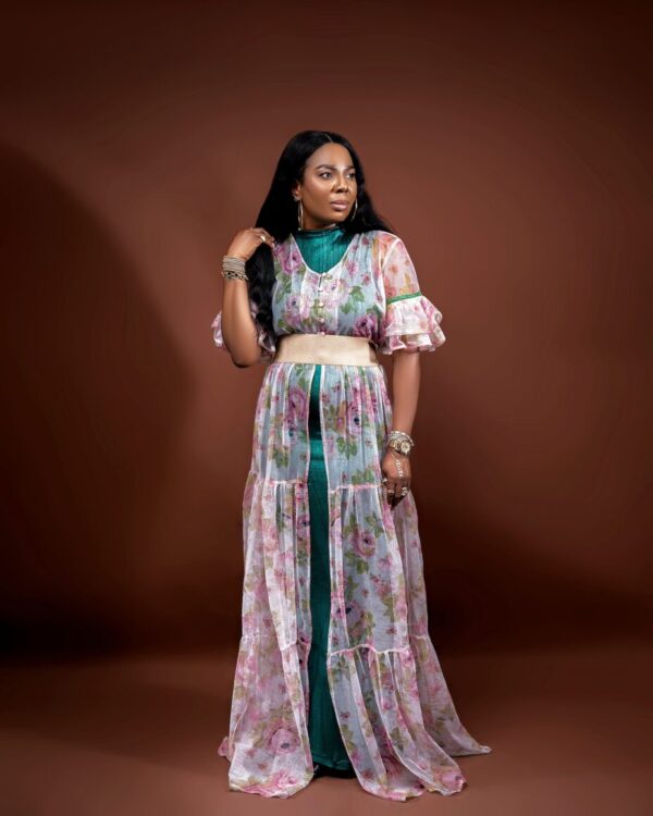 VIOLA 3-Tier Gypsy Maxi Dress