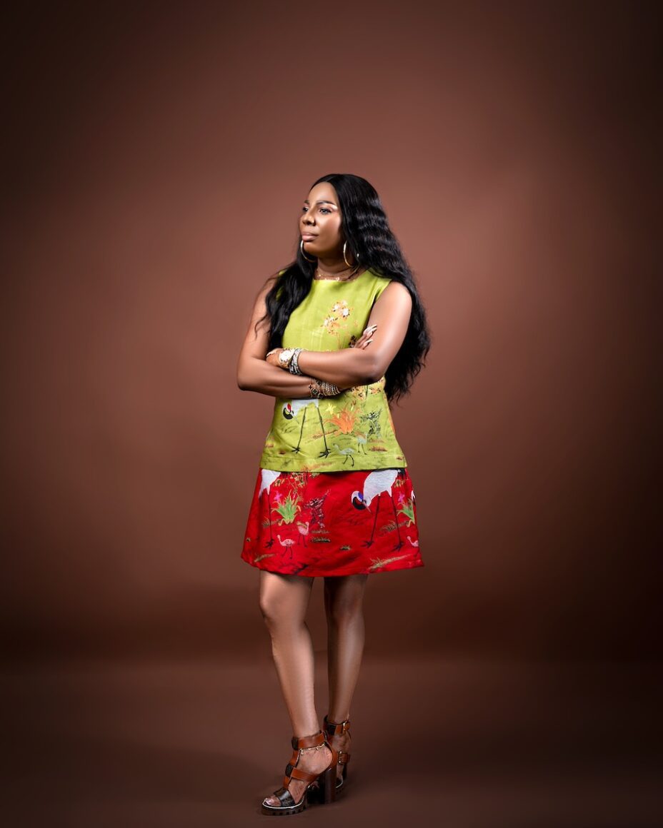 GINA Lemon/Red Shift Dress - Image 2