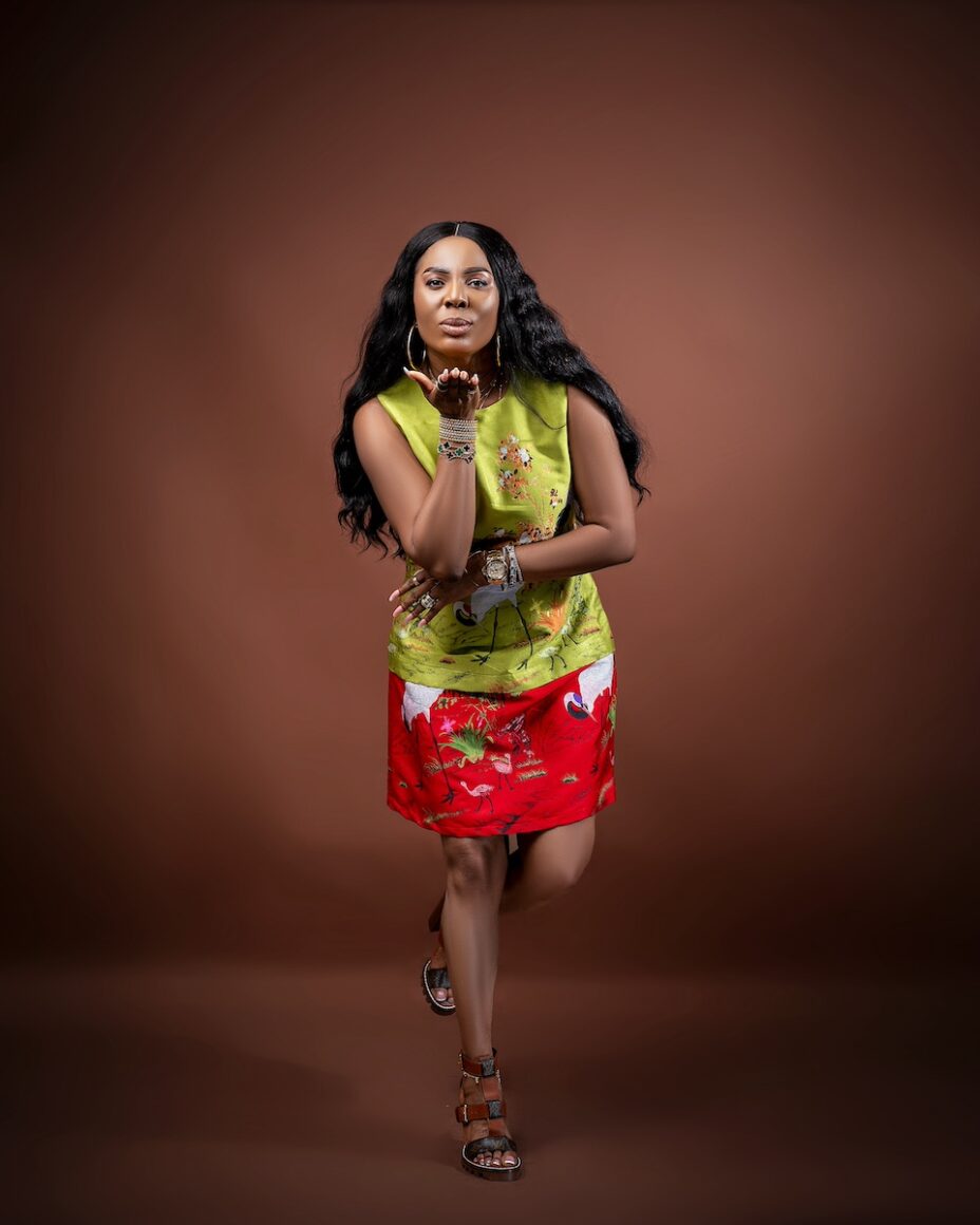 GINA Lemon/Red Shift Dress - Image 3