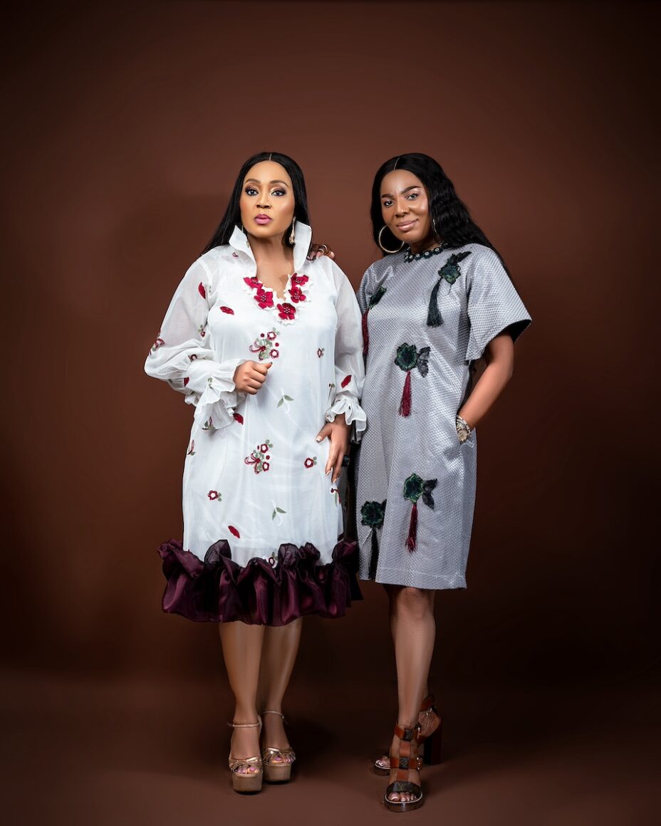 ELSIE White Flowered 3D Hem Tunic - Image 4